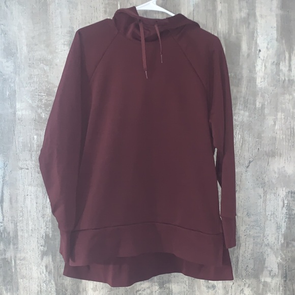 Tops - Nike  pullover sz Lg Maroon Just Do It on hood